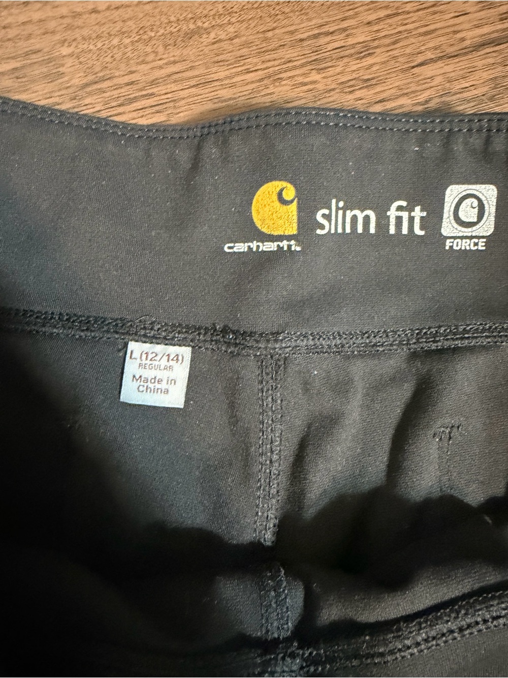 Carhartt Black Women's Skinny Work Pants - Picture 3 of 6